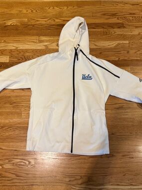 NWOT UCLA Bruins Adidas White Logo Hoodie | Black Trim | Women's Size XL